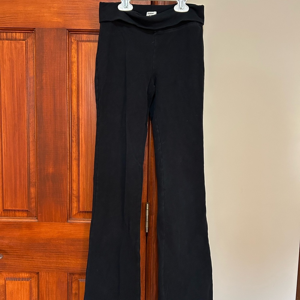 Sunday Best Black Flare Pants
